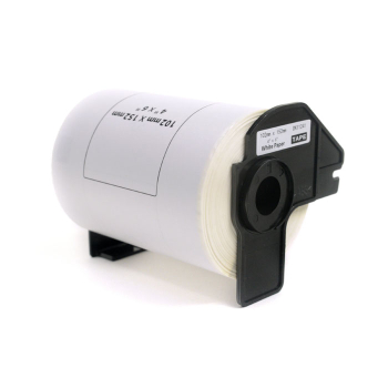 Etykiety JetWorld Zamiennik Brother DK Czarny na Białym 102mm*152mm*200 szt. DK11241, DK-11241