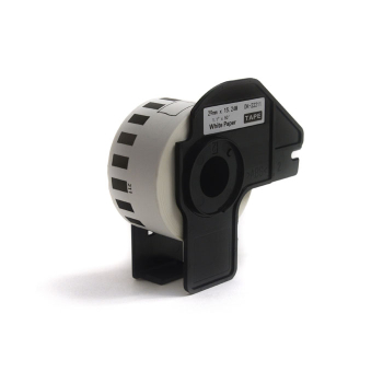 Etykiety JetWorld Zamiennik Brother DK Czarny na Białym 29mm*15.24m  DK22211, DK-22211, DK22.211