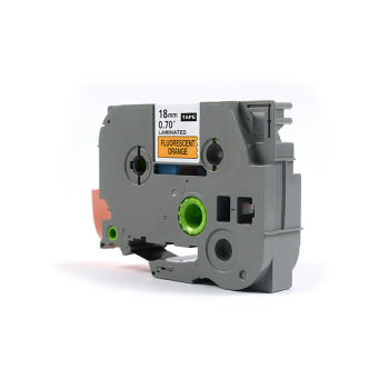 Taśma JetWorld Czarny na Fluorescencyjnym Pomarańczowym Zamiennik Brother 18mm x 8m TZe-B41 (TZEB41, TZB41, TZ-B41)