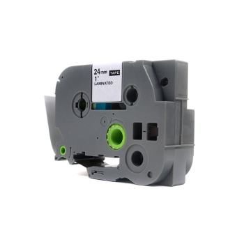 Taśma JetWorld Niebieski na Białym Zamiennik Brother 24mm x 8m TZe-253 (TZE253, TZ253, TZ-253)