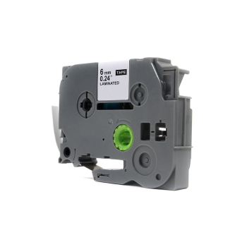 Taśma JetWorld Czarny na Żółtym Zamiennik Brother 6mm x 8m TZe-611 (TZE611, TZ611, TZ-611, AZe211, AZe-211)