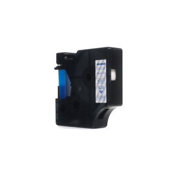 Taśma JetWorld Zamiennik Dymo D1 Niebieski na Przezroczystym 9mm x 7m  LM100, LM100Plus, LM100Series, LM120P, LM280, LM300, LM350, LM350D, LM350Series