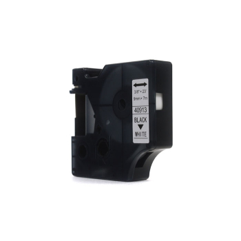 Taśma JetWorld Zamiennik Dymo D1 Czarny na Białym 9mm x 7m  LM100, LM100Plus, LM100Series, LM120P, LM280, LM300, LM350, LM350D, LM350Series, LM360D, L