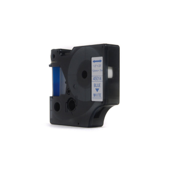 Taśma JetWorld Zamiennik Dymo D1 Niebieski na Białym 12mm x 7m LM100, LM100+, LM200, LM300, LM400, LM420P, LM350, LM350D, LM360D, LM450D, LM260P, LM12