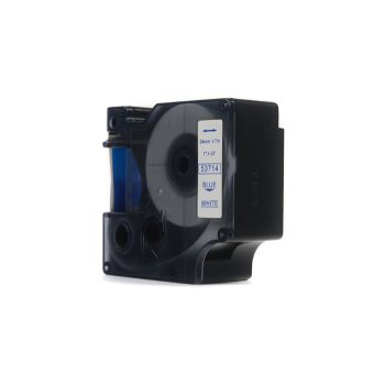 Taśma JetWorld Zamiennik Dymo D1 Niebieski na Białym, 24mm x 7m (53714)