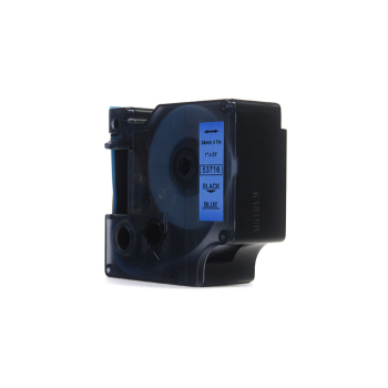 Taśma JetWorld Zamiennik Dymo D1 Czarny na Niebieskim, 24mm x 7m (53716)
