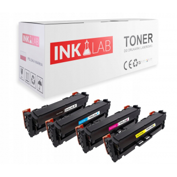 4x Toner InkLab zamiennik CMYK W2210/1/2/3X Zestaw