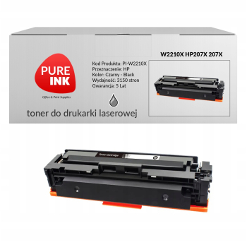 Toner Pureink W2210X HP207X 207X do HP M283fdn