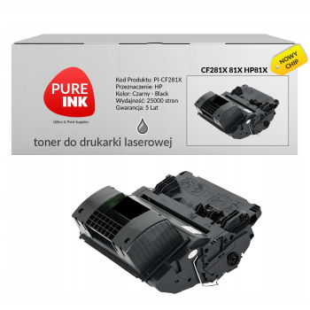 Toner Pureink CF281X HP81X 81X do HP M606x