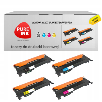 4x Toner Pureink W2070A/1/2/3 HP117A do HP 179FNW