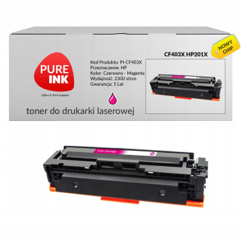 Toner Pureink CF403X HP201X 201X do HP M277dw