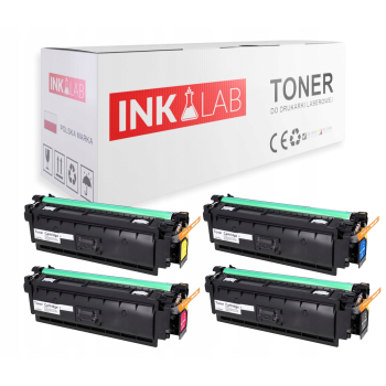 4x Toner InkLab zamiennik CMYK CF360/1/2/3X Zestaw