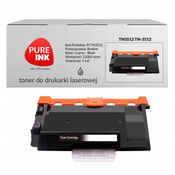 Toner Pureink TN3512 TN-3512 do Brother HL-L6400DW