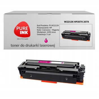 Toner Pureink W2213X HP207X 207X do HP M283fdw
