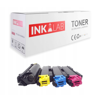 4x Toner InkLab ZESTAW CMYK zam. TK5140BK/C/M/Y