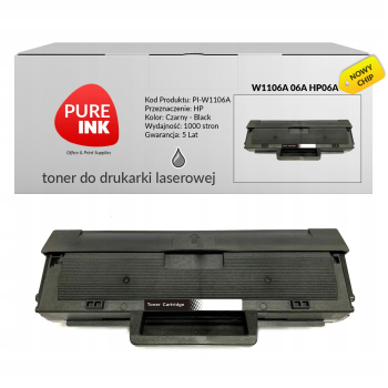 Toner Pureink W1106A HP106A 106A do HP 138fw