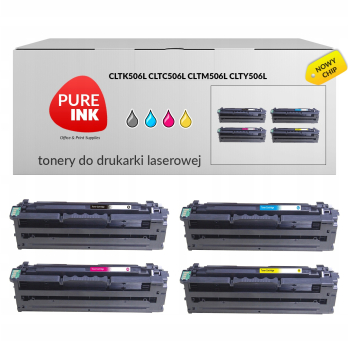 4x Toner Pureink K/C/M/Y506L do Samsung CLX-6260ND