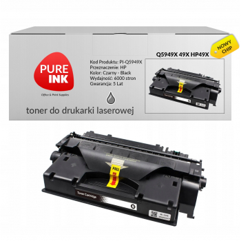 Toner Pureink Q5949X HP49X 49X do HP 3392